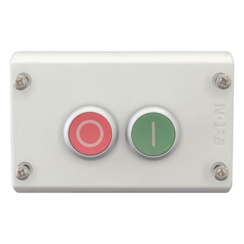 Eaton - Befehls- und Meldegeräte-Kombination im Gehäuse 2F-Drucktaster M22-I2-M1 2S2Ö,Aufbau