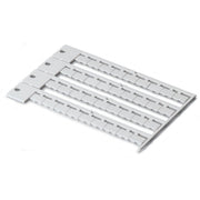 WAGO - Kennzeichnungsmaterial Beschriftungskarte 211-211 12x7mm,weiß − 21 Stück
