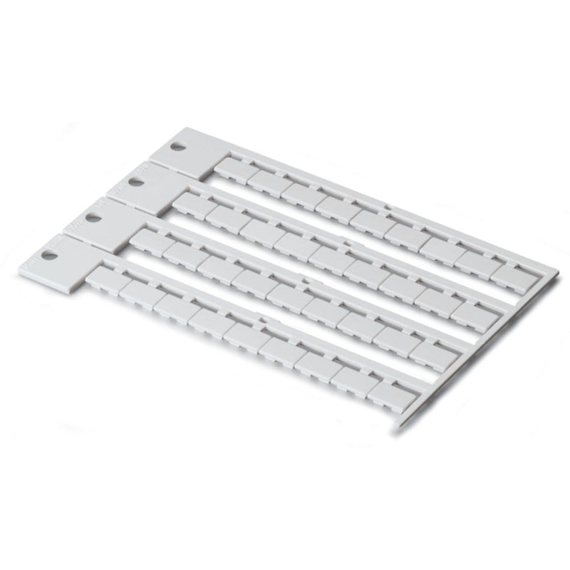 WAGO - Kennzeichnungsmaterial Beschriftungskarte 211-211 12x7mm,weiß − 21 Stück