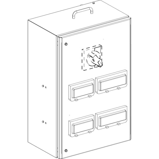 Schneider Electric - Abgangskasten für Schienenverteiler KS Abgangskasten KSB250SM428 250A, leer, 3L+N+PE