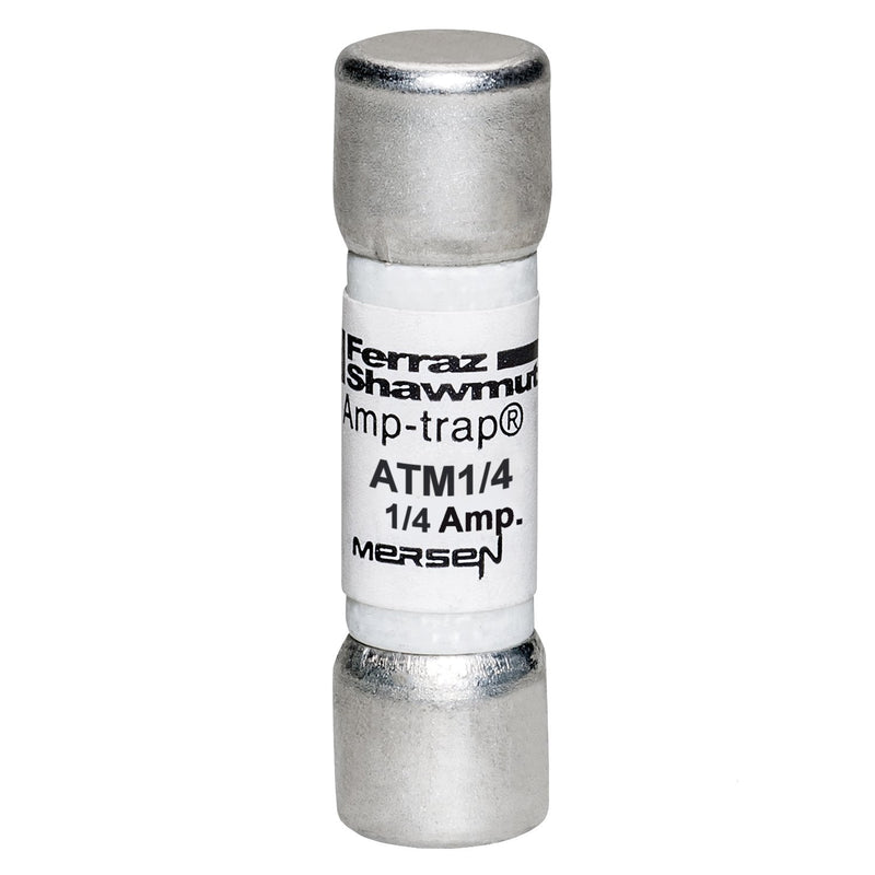 Mersen - Zylindrische Sicherung Sicherungseinsatz Midget ATM1/4 ATM 10x38 0,25A F − 10 Stück