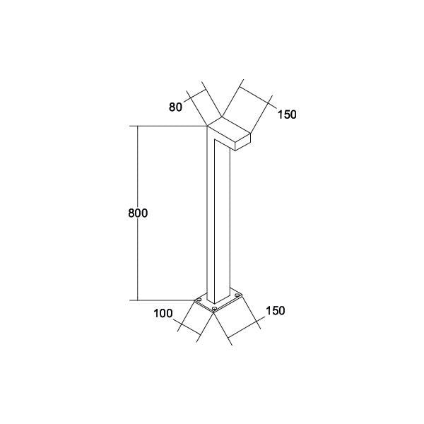 Brumberg Leuchten - Wegeleuchte LED-Pollerleuchte 60036103  − 1 Stück