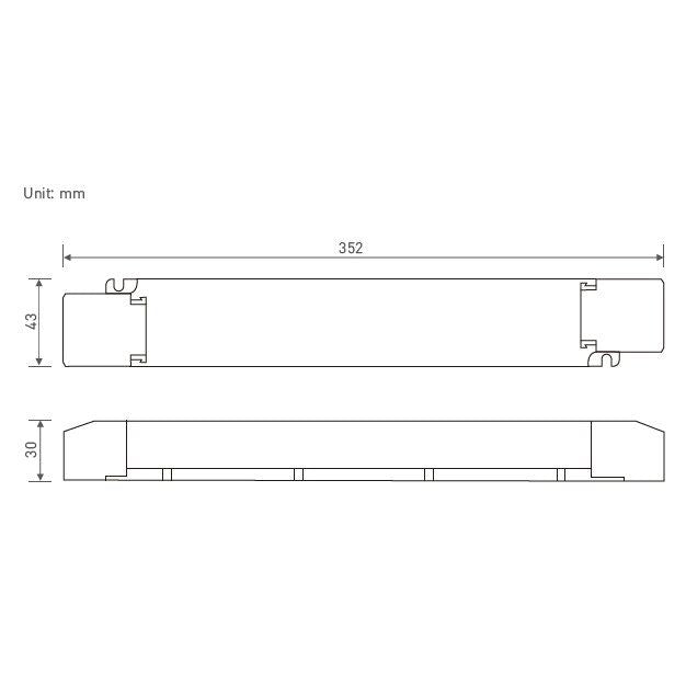 Radium Lampenwerk - LED-Betriebsgerät OTDA4078 dimmbar, 150W 24V