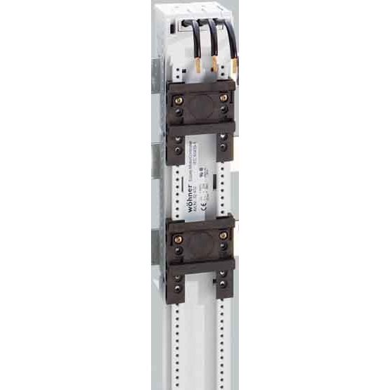 Wöhner - Sammelschienen-Adapter Sammelschienenadapter EMC 32401 m.2 Tragschiene, 16A − 4 Stück