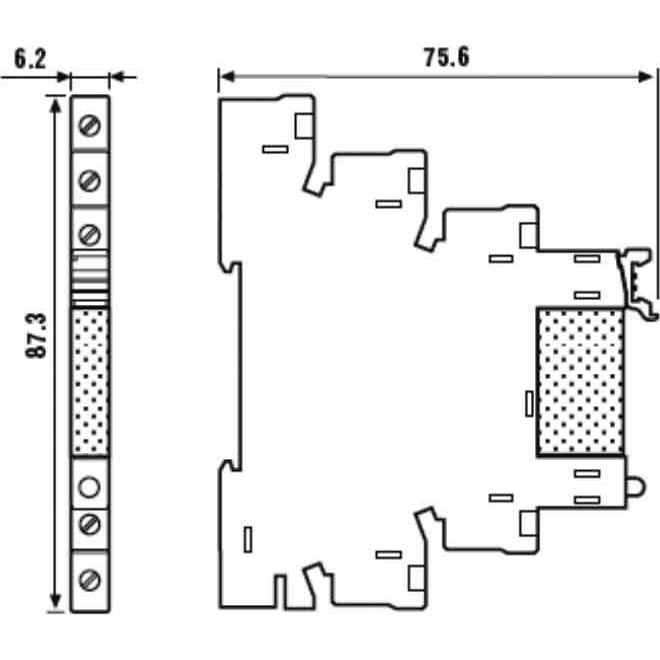 Finder - Schaltrelais Koppelrelais 6,2mm 38.51.7.006.5050 1W 6VDC  − 10 Stück

