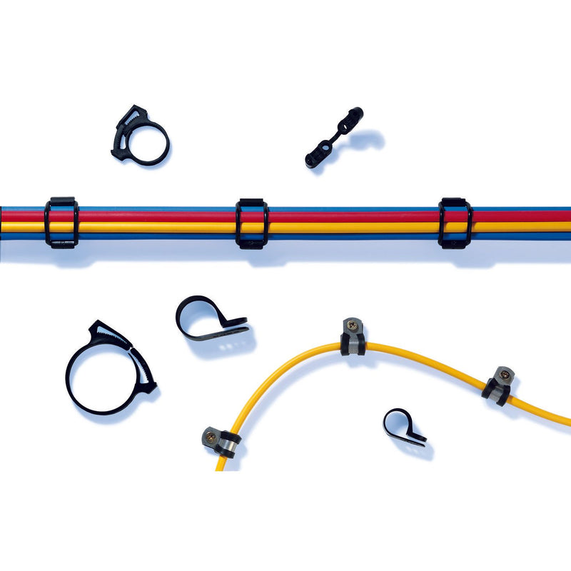 HellermannTyton - Befestigungsschelle für Kabel/Rohre Befestigungsschelle SNP7 PA66GF13 SNP7