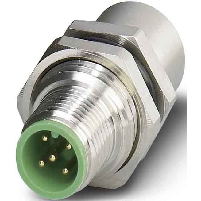 Phoenix Contact - Rundsteckverbinder, feldkonfektionierbar (Industriesteckverbinder) Wanddurchführung SACC-5P-DSI #1551671 Sensor-/Aktor  − 1 Stück
