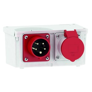 Bals Elektrotech - CEE-Steckdosen-Kombination (IEC 60309) Wandverteiler Kunststoff 591 IP44