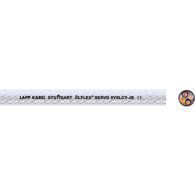 Lapp Kabel&Leitung - Energiekabel >= 1 kV, für ortsveränderlichen Einsatz ÖLFLEX SERVO 9YSLCY-JB 0037000 4G1,5 − 1 Meter