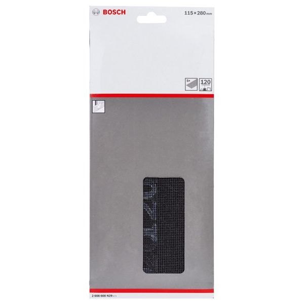 Bosch - Schleifgitter Schleifgitter, 115 x 280 2608608N29 mm, K120, 5er-Pack