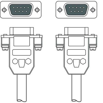 Leuze - Konfektioniertes Sensor-Aktor-Kabel Verbindungsleitung KB DSub-9P-3000