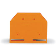 WAGO - Abschluss- und Zwischenplatte für Reihenklemme Abschlußplatte 283-302 orange