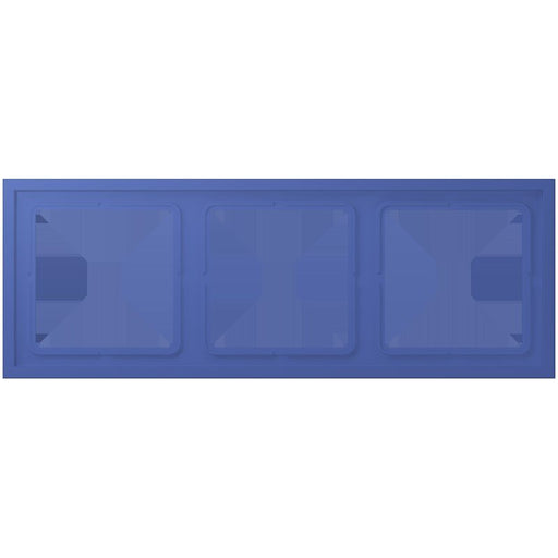 Jung - Abdeckrahmen Rahmen 3-fach LCZ 983 BF 206 bleu outremer 31