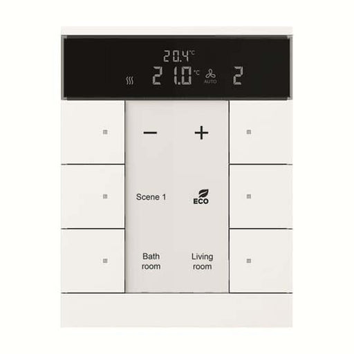 Busch-Jaeger - Bussystem-Raumtemperaturregler HVAC-Gerät SBR/U6.0.1-884 6fach, BE, studio/ws