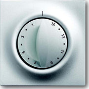Busch-Jaeger - Abdeckung/Bedienelement für Installationsschalterprogramme Zentralscheibe alu/si 1770-783 Zeitschaltuhr,15Min
