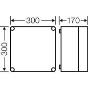Hensel - Leergehäuse Mi 0201 275x275x146mm