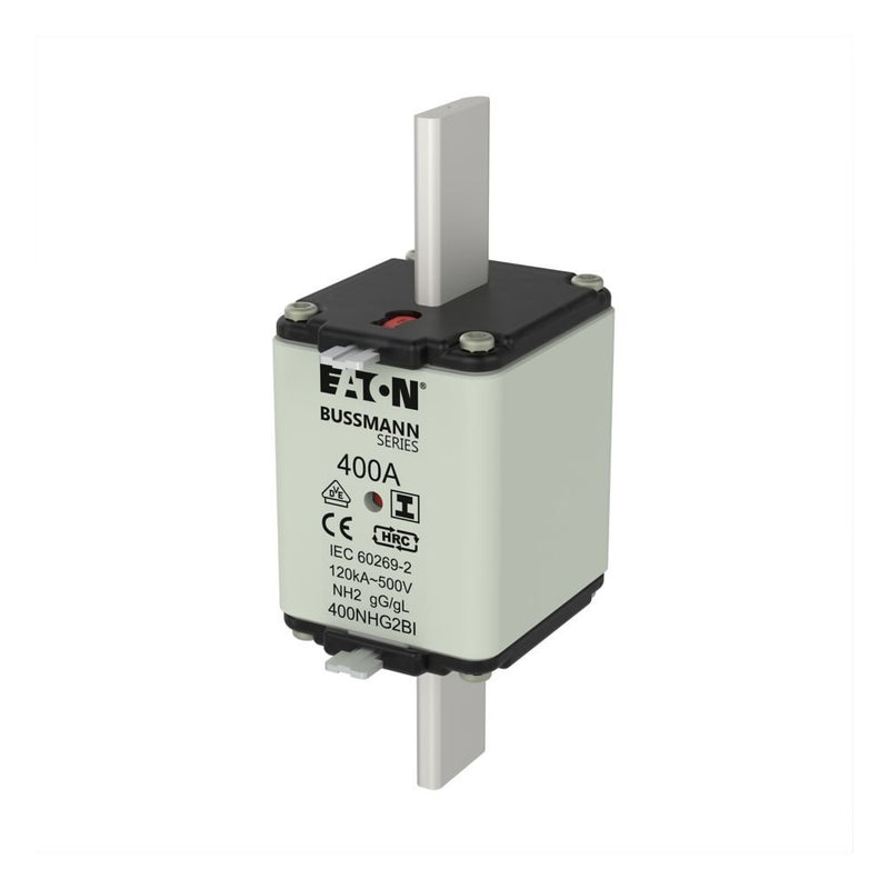 Eaton - Messersicherung Sicherungseinsatz Nieders. NH-SICHERU#400NHG2BI 400A AC 500V 120kA − 3 Stück