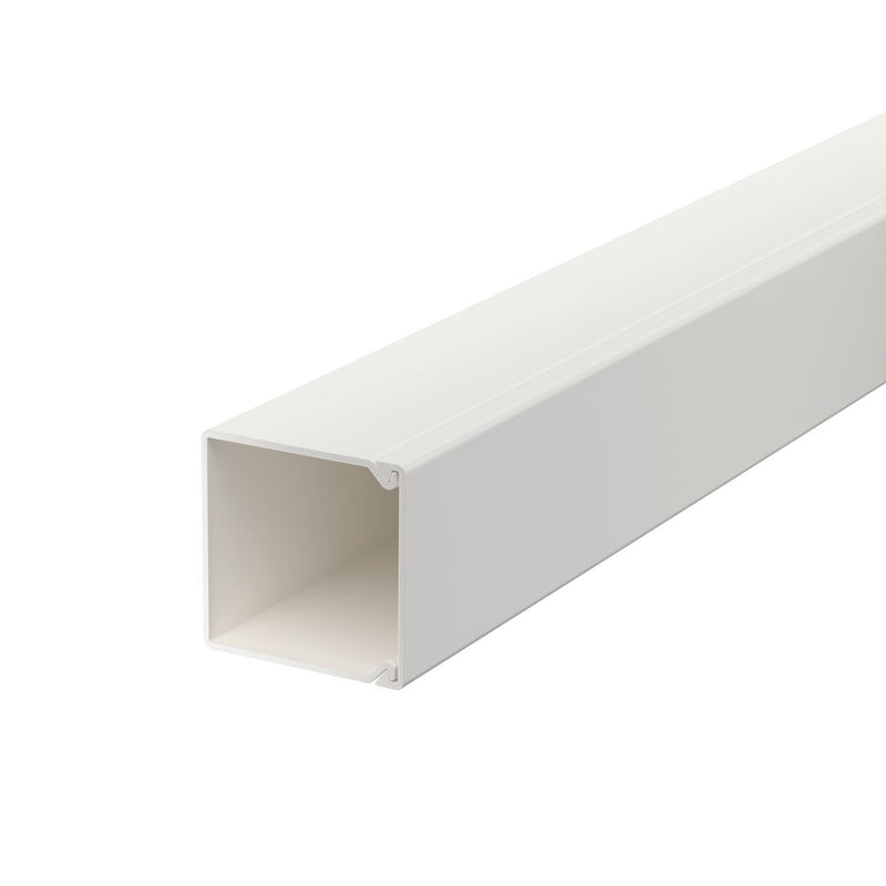 OBO Bettermann - Leitungsführungskanal Wand+Deckenkanal WDK25025RW 25x25mm,PVC − 2 Meter