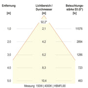 EVN Lichttechnik - Hallen-Reflektorleuchte LED-Hallenleuchte HBM6520025