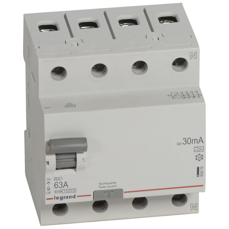 Legrand - Fehlerstrom-Schutzschalter Fehlerstromschutzschalter Legrand 402076 63A, 4-polig, 30mA