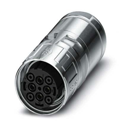 Phoenix Contact - Rundsteckverbinder, feldkonfektionierbar (Industriesteckverbinder) Kabelsteckverbinder SM-7ES1N8A8L33S