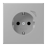 Jung - Steckdose SCHUKO Steckdose BT LC 1521 SE 204 gris moyen (32012)