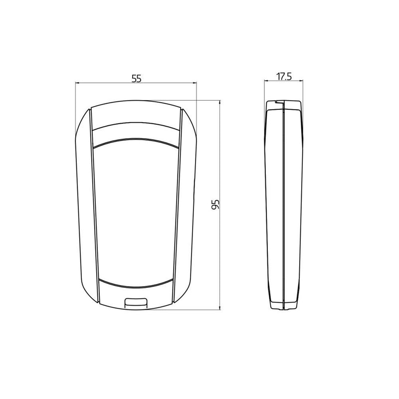 BEG Brück Electronic - Zubehör/Ersatzteile für Bewegungsmelder IR-Fernbedienung 93067