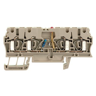 Weidmüller - Durchgangs-Reihenklemme Klemme ZDU 2.5/2#1692600000 Federanschl.,2.5mm² − 20 Stück