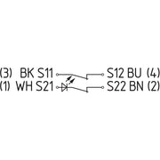 Schmersal - Induktiver Näherungsschalter Sicherheits-Sensor BNS 36-02ZG-ST-L BNS 36 − 1 Stück