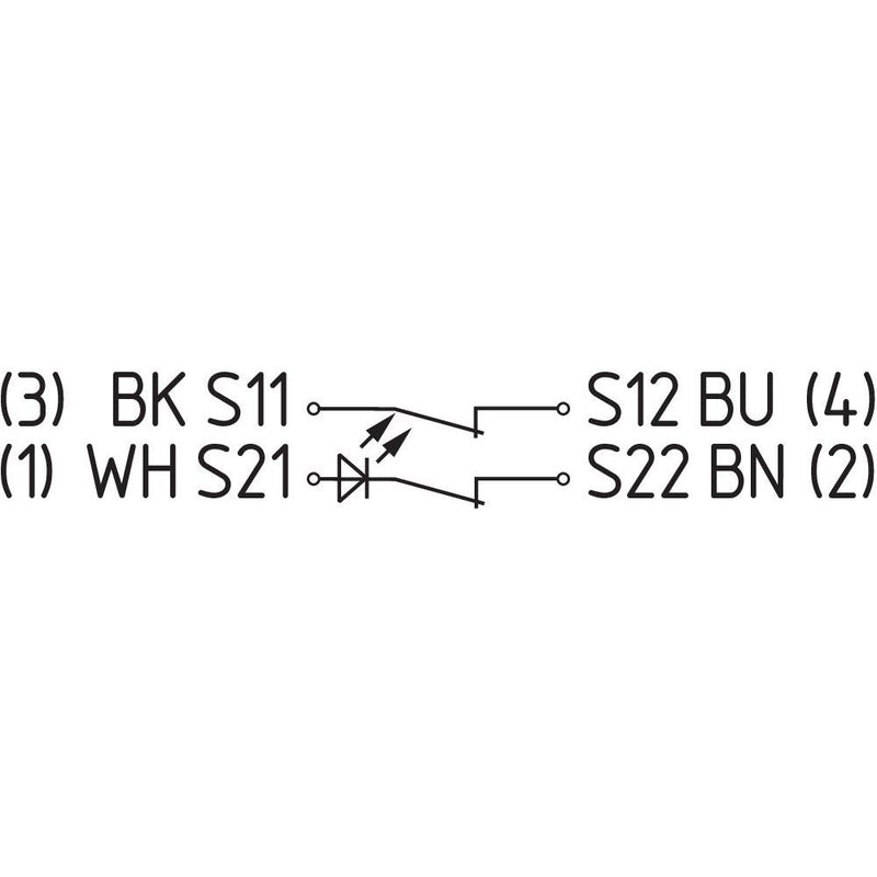Schmersal - Induktiver Näherungsschalter Sicherheits-Sensor BNS 36-02ZG-ST-L BNS 36 − 1 Stück