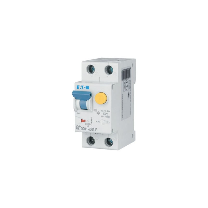 Eaton - Kombination FI-Schalter/Leitungsschutzschalter FI/LS Kombination PXK-D20/1N/003-F 20 A, 30 mA, D