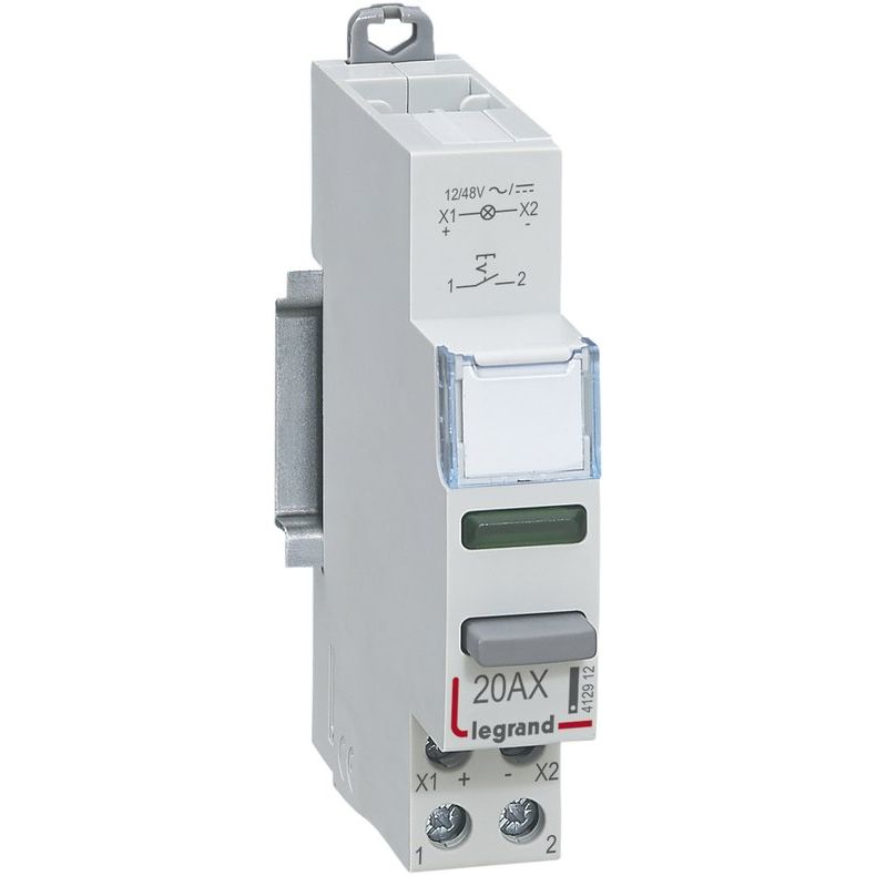 Legrand - Taster für Reiheneinbau Reiheneinbautaster Legrand 412914 20A 1S