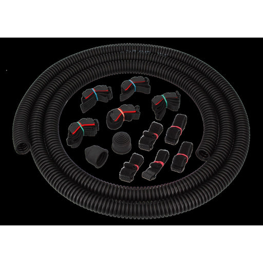 Murrplastik - Schlauchführung Flexibles Haltersystem FHS-C-SET UNI-LS RoboticKits:schw.rot