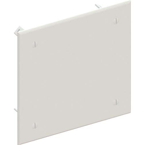 Kaiser - Deckel für Dose/Gehäuse für Montage in der Wand/Decke Abschluss-Schraubdeckel 9909.02 130x130x3,5mm ws
