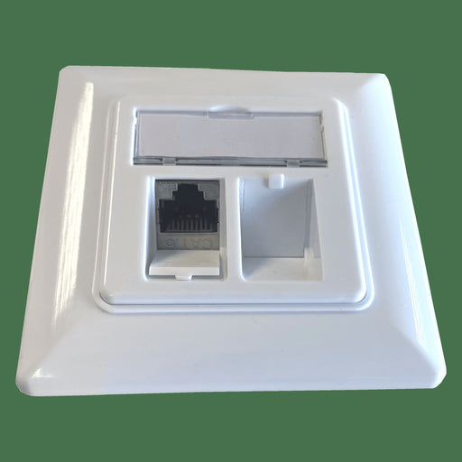 Televes - Kommunikationsanschlussdose Kupfer Keystone Anschlussdose TC26AUP CAT6A,2XRJ45