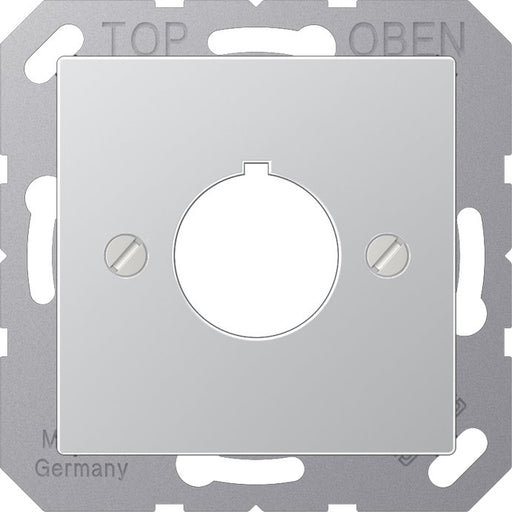Jung - Einsatz/Abdeckung für Kommunikationstechnik Abdeckung alu A 564 AL für Befehlsgeräte