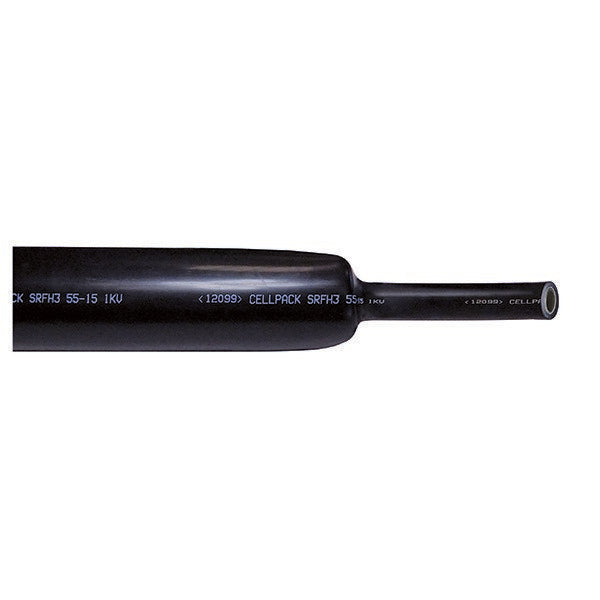 Cellpack - Schrumpfschlauch SRFH3 80-26/1000 sw flammwiedrig m.Kleb. − 5 Stück