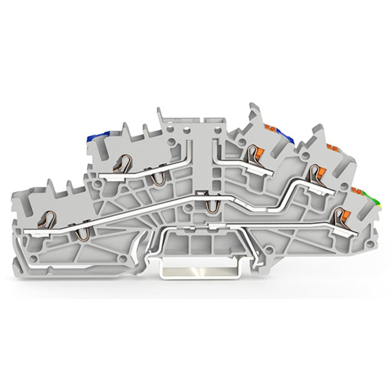 WAGO - Installations-Etagenklemme Installationsetagenklemme 2203-6540 2,5 mm² Hybrid − 50 Stück