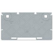 WAGO - Abschluss- und Zwischenplatte für Reihenklemme Trennwand 2mm 885-526 1023 mm breitgrau − 25 Stück