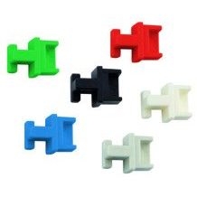 Telegärtner - Staubschutz für Steckverbindungen Staubschutzkappe 100021269 f.RJ45, rt RAL3020 − 100 Stück