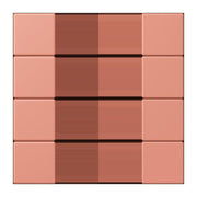 Jung - Abdeckung/Bedienelement für Installationsschalterprogramme Tastensatz 4fach LC 504 TSA 233 locre rouge moyen