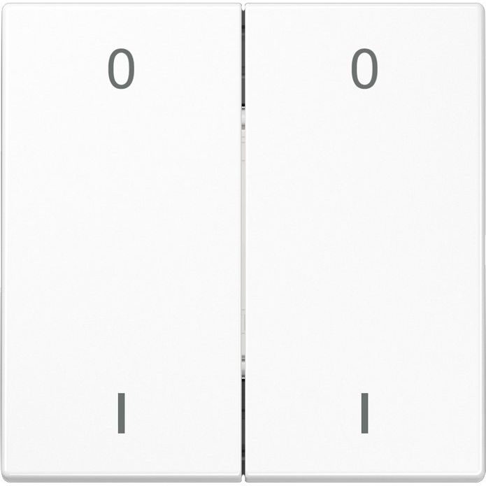 Jung - Sender/Fernbedienung für Installationsschalterprogramme Funk-Wandsender aws ENO LS 995-01 WW 4-kanalig Symbole
