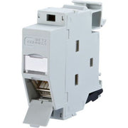 Metz Connect - Tragschienenadapter Hutschienenmodul,Kat.6A TN C6Amod-REG-270 1xRJ45,inkl. Modul