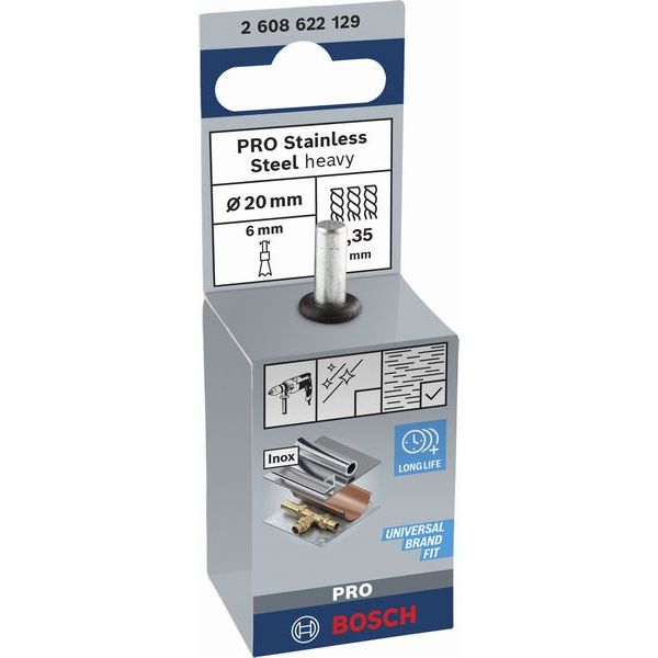 Bosch - Rotierende Drahtbürste PRO Stainless Steel heavy 2608622129 Pinselbürste gerader