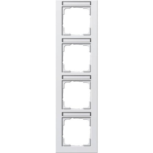 Gira - Abdeckrahmen 4f. rws/matt 111422 senkrecht,bruchsi