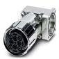 Phoenix Contact - Rundsteckverbinder, feldkonfektionierbar (Industriesteckverbinder) Gerätesteckverbinder SM-5ES1N8AYW00 Vorderwand