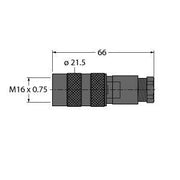 Turck - Rundsteckverbinder, feldkonfektionierbar (Industriesteckverbinder) Steckverbinder BK141-0 konfektionierbar