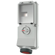 Mennekes - CEE-Steckdose abschaltbar, abgesichert (IEC 60309) Wanddose DUO 5643A 63A,5p,6h,400V,IP67