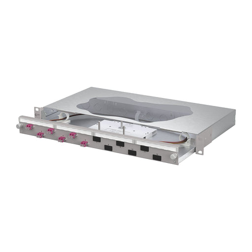Metz Connect - Patchpanel LWL Patchfeld splice 1504677506-F 6xLC-D OM4 − 1 Stück
