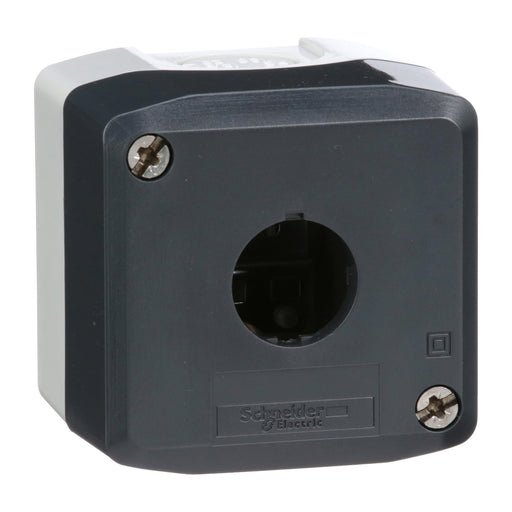 Schneider Electric - Gehäuse für Befehls- und Meldegeräte Leergehäuse 1Stelle XALD01 RAL 7035/7016
